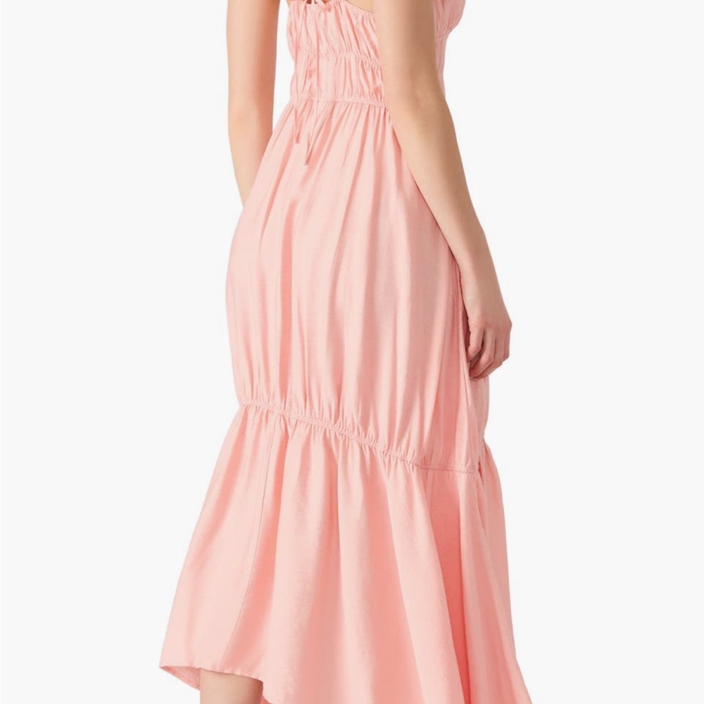 Steve Madden Jackie Asymmetric Midi Dress - Muted Peach - Picture 5 of 5